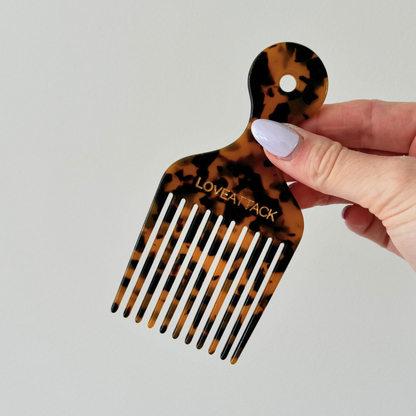 Cellulose Acetate Pick Hair Combs