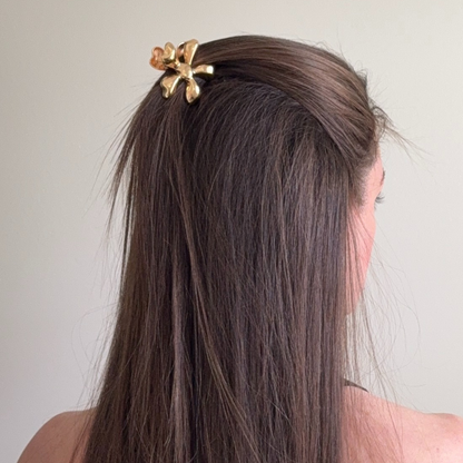 Nali Flower Metal Hair Claw Clips