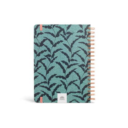 Leafy Bean Lined Notebook