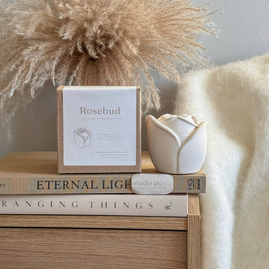 Rosebud Scented Soy Candle