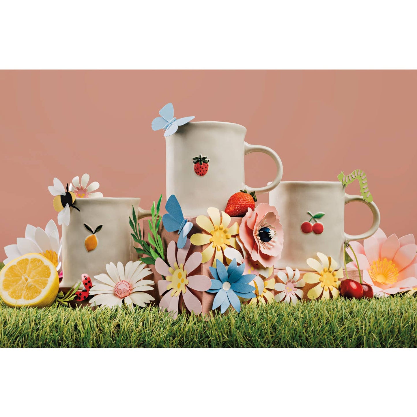 Lemon Embossed Mug