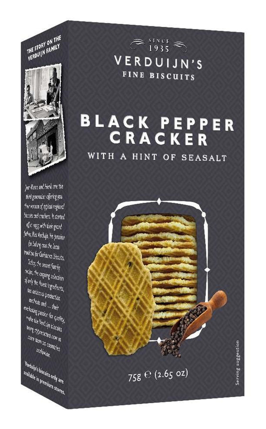 Wafers with Black Pepper