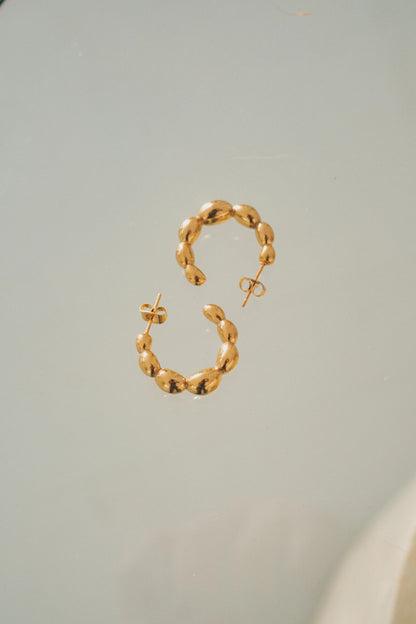 Bubble Hoop Studs
