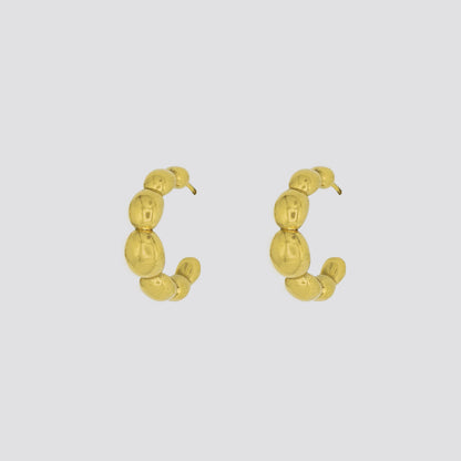 Bubble Hoop Studs