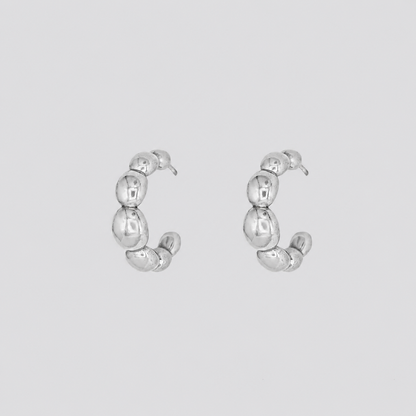 Bubble Hoop Studs