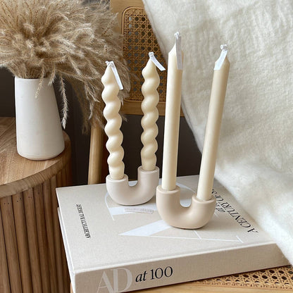 Double Taper Rising Candle Holder