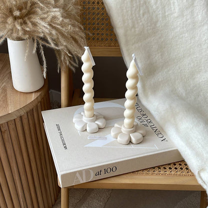 Flower Taper Candle Holder