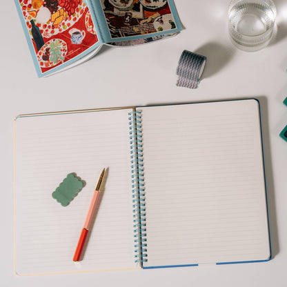 Leafy Bean Lined Notebook