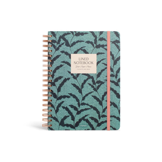 Leafy Bean Lined Notebook
