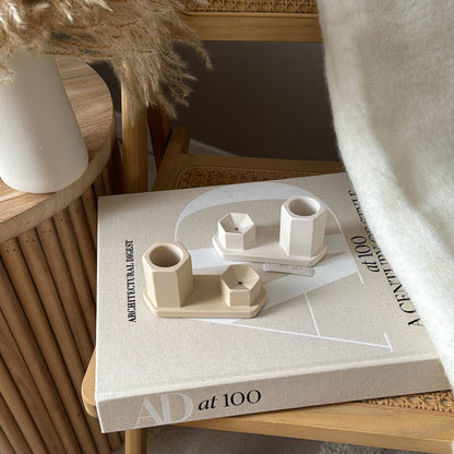 Hexagon Incense Stick Holder Set