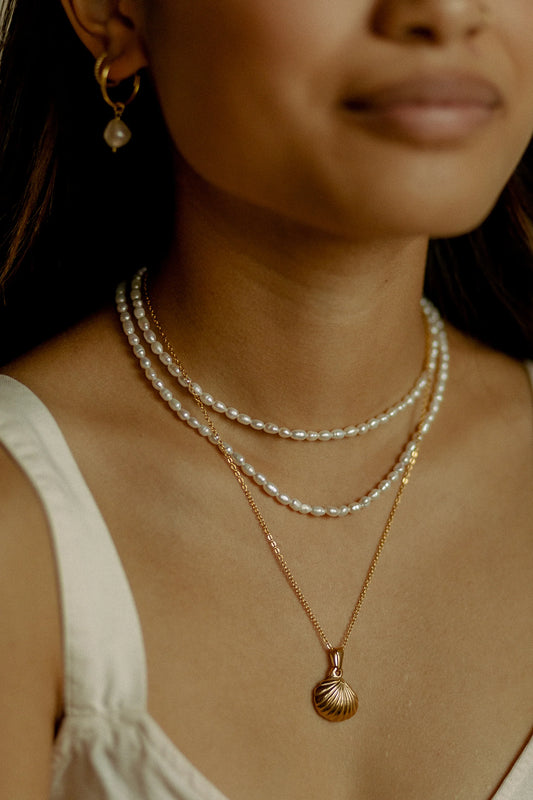 Cali Pearls Choker Necklace