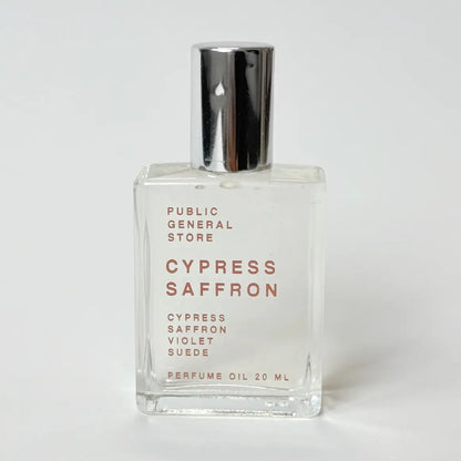 Cypress + Saffron Perfume Oil
