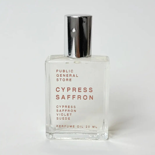 Cypress + Saffron Perfume Oil