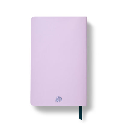 Lilac Notes Lined Notebook