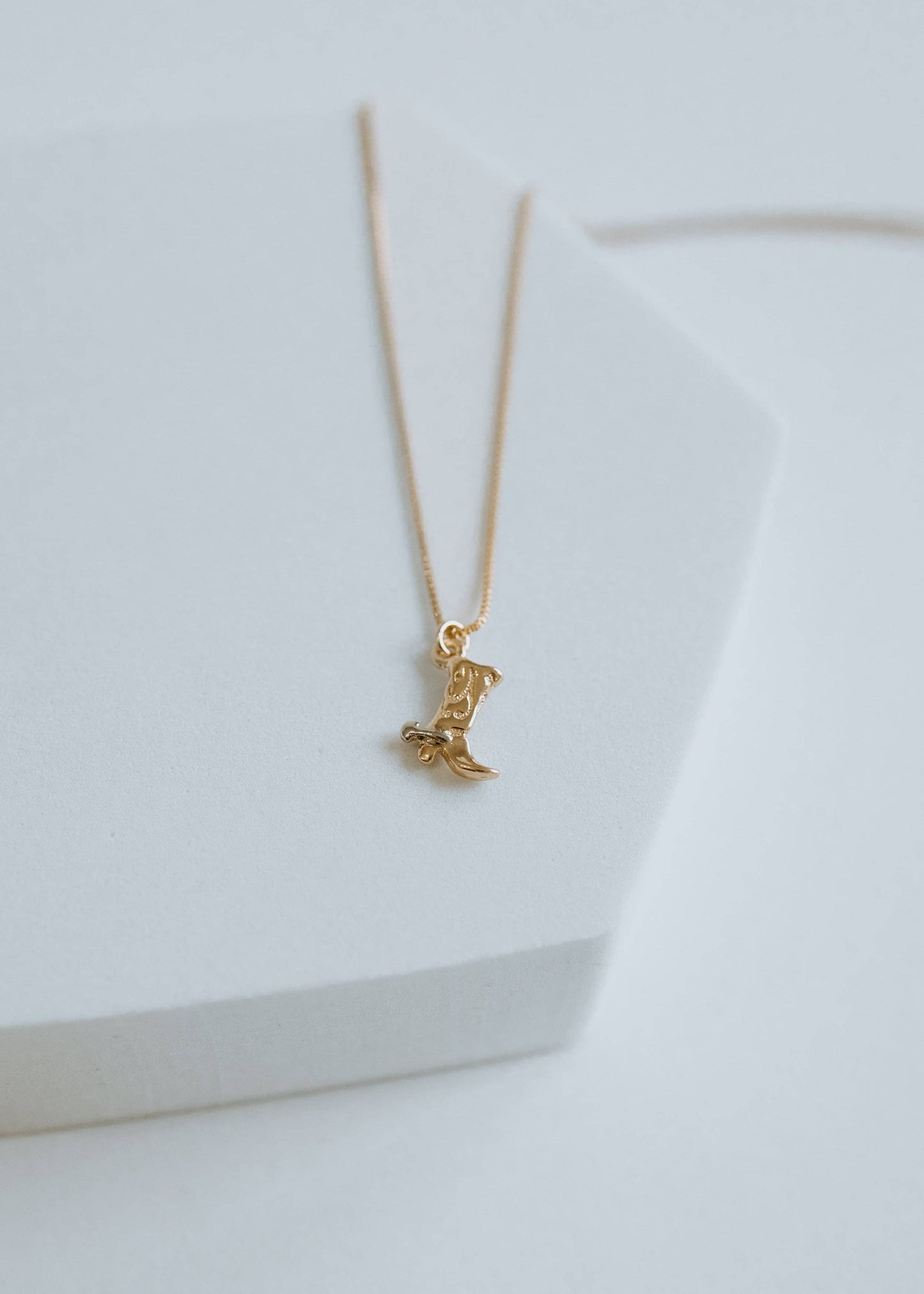 Cowboy Boot Necklace