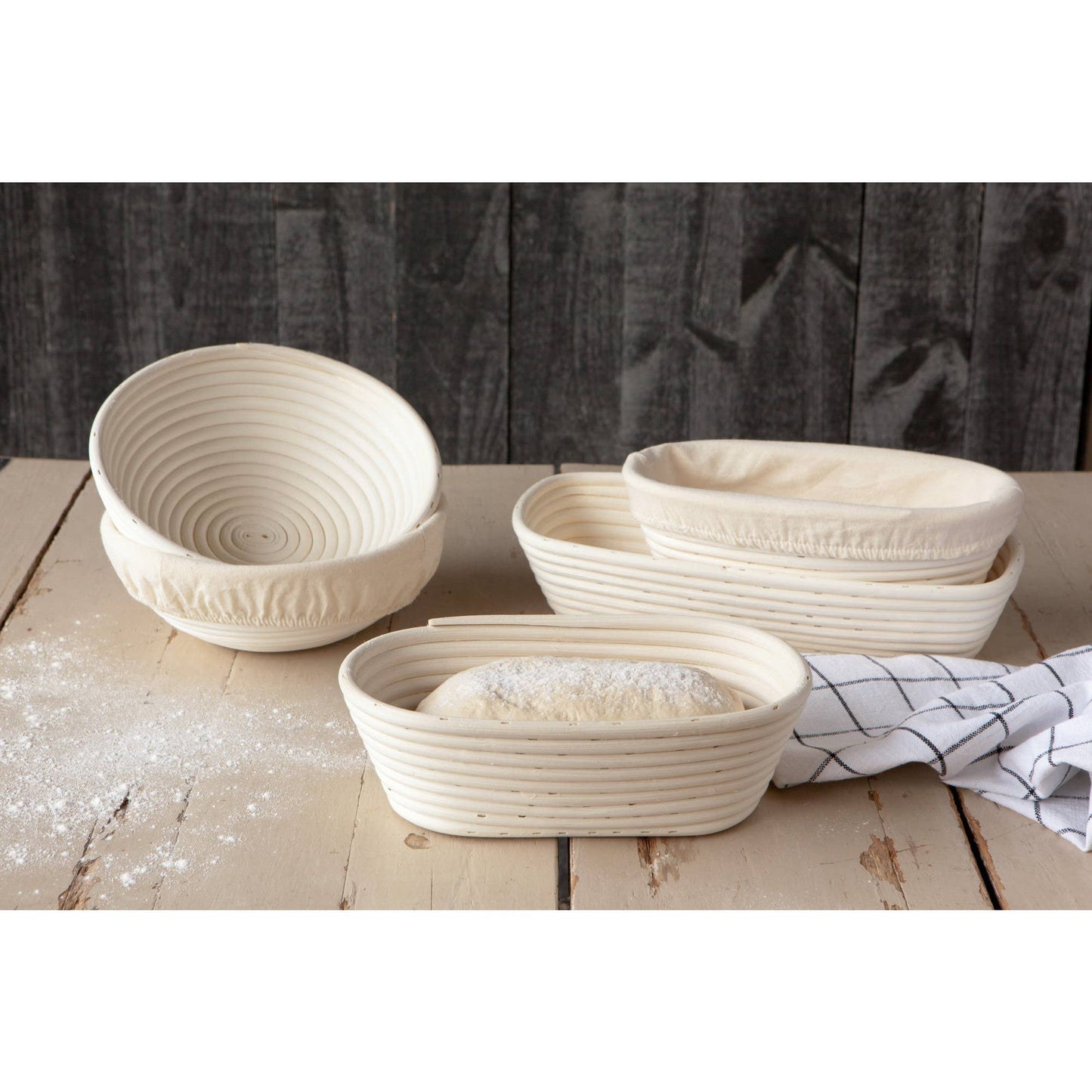 Banneton Natural Cotton Liner Oval