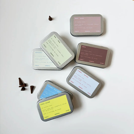 Violet Santal Incense Cones