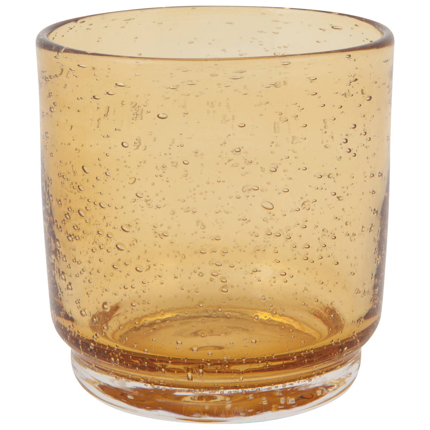 Bubbled Glass 12 oz - Amber