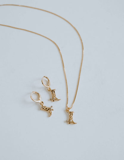 Cowboy Boot Necklace