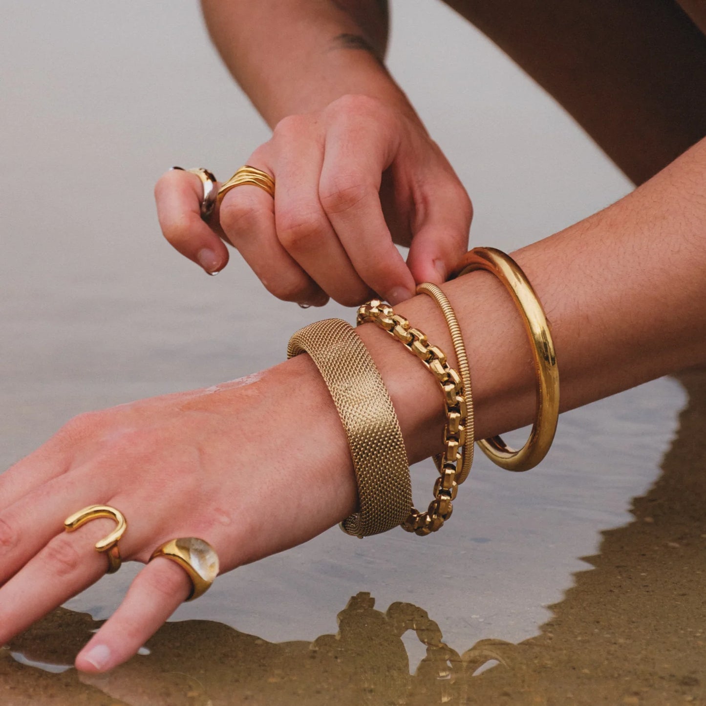 Chic Link Bangle Bracelet