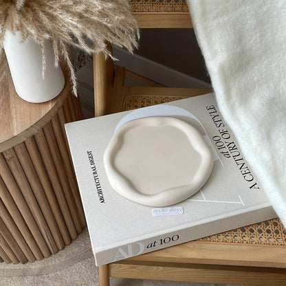 Irregular Round Cloud Trinket Tray