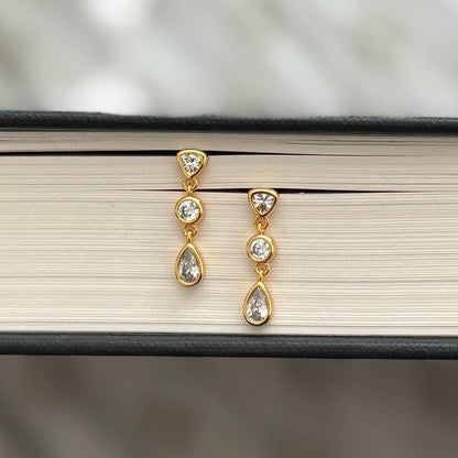 Namra Earrings- Gold