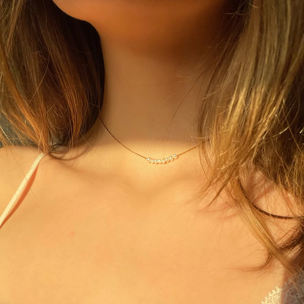 Grace Pearl Choker Necklace