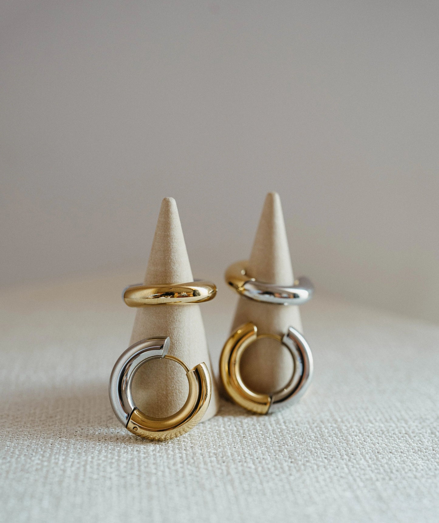 Hearty Hoops (Two Toned)
