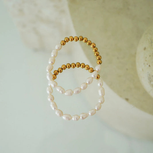 No Name Pearl Bead Bracelet