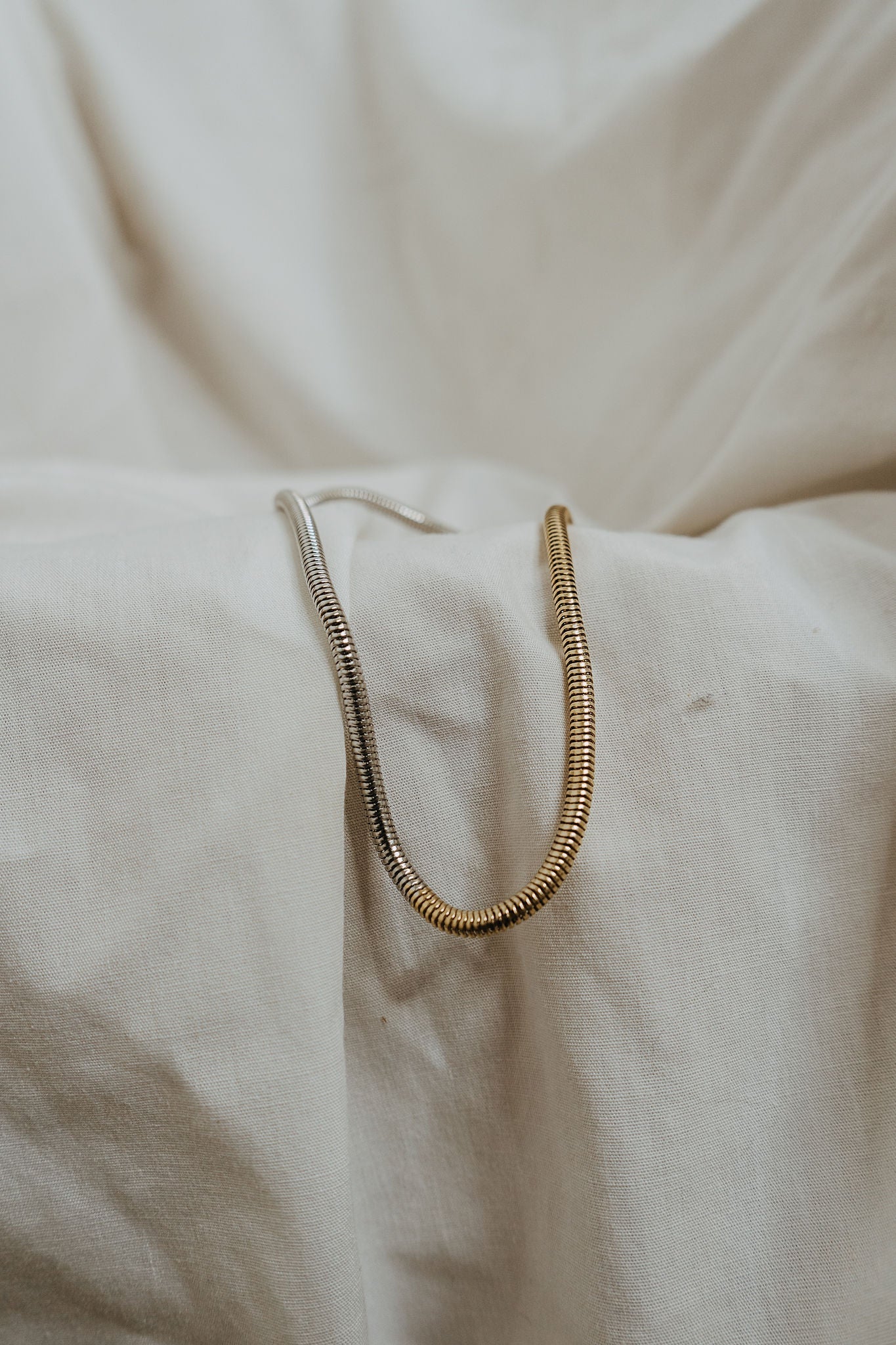 Mixed Snake Chain Necklace
